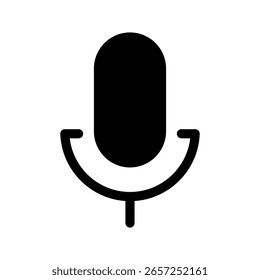Mikrofonsymbol, Vektorsymbol, Entwurfsgrafik