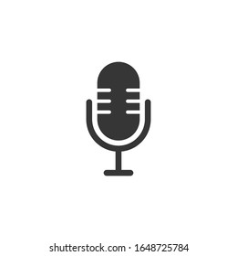 Microphone Icon Vector Symbol Illustration