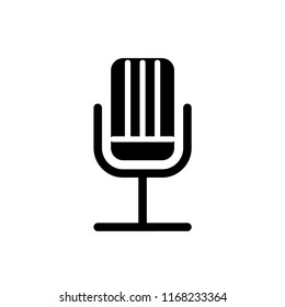 microphone icon vector template