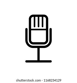 microphone icon vector template
