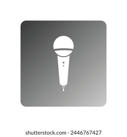 microphone icon vector template illustration logo design