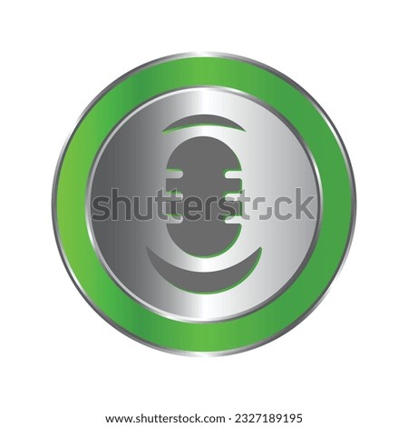 Microphone Icon Vector, Voice On Air Button, Podcast Icon, Broadcast, 3D Realistic Glossy And Shiny Microphone Vector Icon For UI UX Presentation, Voice Chat Symbol, Music Icon