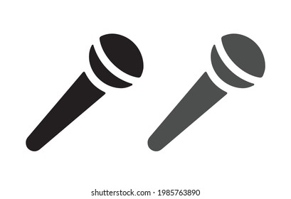 Microphone icon vector. Voice sign