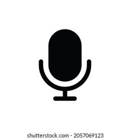 Microphone icon vector. Voice sign