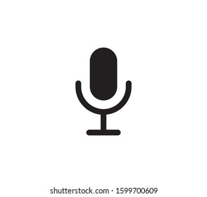 Microphone Icon Vector. Voice Icon Symbol Illustration 