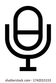 microphone icon vector for web and app