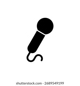 Microphone icon vector for web and mobile app. karaoke sign and symbol