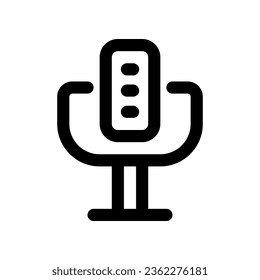 microphone icon. vector icon for your website, mobile, presentation, and logo design.