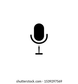 Microphone icon. Voice message button
