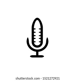 Microphone icon. Voice message symbol. Speaker sign