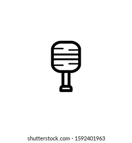 Microphone icon. Voice message symbol. Logo design element