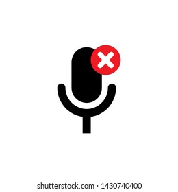 Microphone icon. Voice Note Recording Icon isolated on white background Vector template