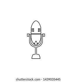 Microphone icon. Voice record button 