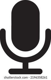 Microphone icon. Voicemail symbol modern, simple, vector, icon