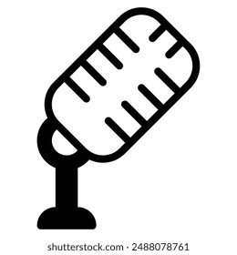 Icono del micrófono para el Web, App, infografía, etc
