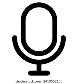 Microphone Icon for web, app, uiux, infographic, etc