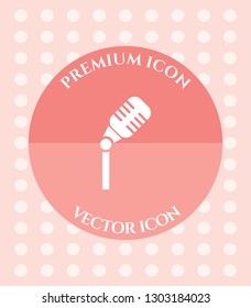 Microphone Icon for Web, Applications, Software & Graphic Designs.