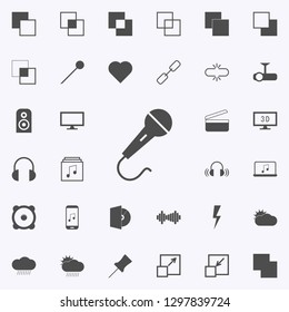 microphone icon. web icons universal set for web and mobile