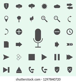 microphone icon. web icons universal set for web and mobile
