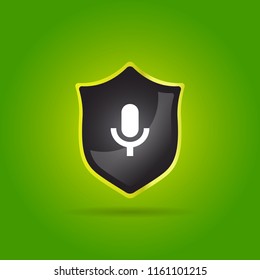 Microphone icon. web sign
