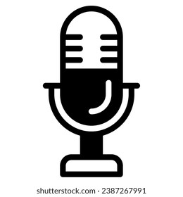 Microphone icon for web, UIUX, infographic, etc