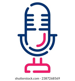 Microphone icon for web, UIUX, infographic, etc