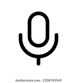 icono de micrófono para tu diseño de sitio web, logotipo, aplicación, interfaz de usuario.