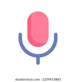 icono de micrófono para tu diseño de sitio web, logotipo, aplicación, interfaz de usuario.