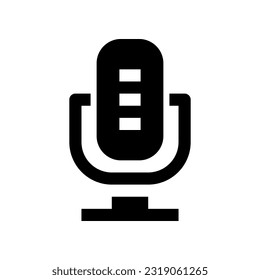 Mikrofon-Symbol für Ihre Website, Ihr Handy, Ihre Präsentation und Ihr Logo-Design.