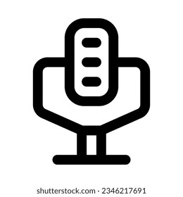 Mikrofon-Symbol für Ihre Website, Ihr Handy, Ihre Präsentation und Ihr Logo-Design.