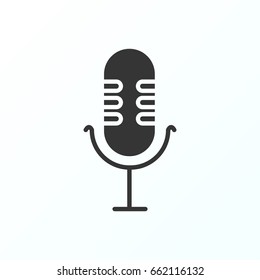 Microphone iconicon illustration isolated vector sign symbol
