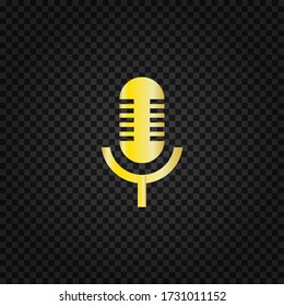 Microphone icon.Microphone symbol for web and mobile platforms.