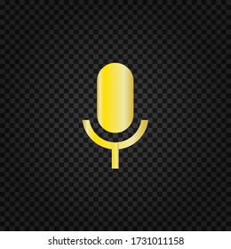 Microphone icon.Microphone symbol for web and mobile platforms.