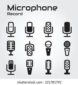 Microphone icons