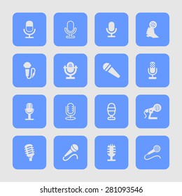microphone icons