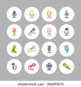 microphone icons