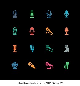 microphone icons