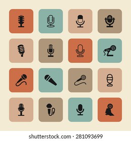 microphone icons