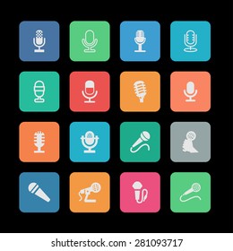 microphone icons