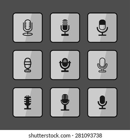 microphone icons