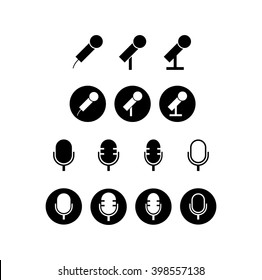 Microphone icons