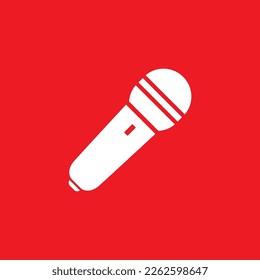 Microphone icons, common graphic resources, vector illustrations.