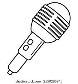 Microphone Icons set. variant microphone icon. Karaoke mic. Podcast microphone. web and mobile icons. vector illustration
