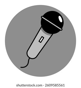 Microphone Icons Set. variant microphone icon. Karaoke mic. Podcast microphone