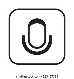 Microphone  icon,vector.
