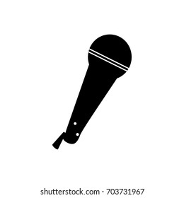 the microphone icon,vector illustration