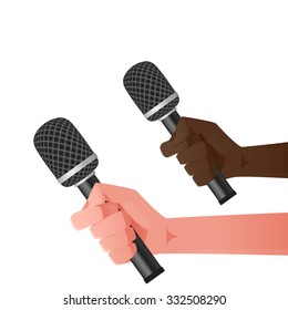 Microphone illustration