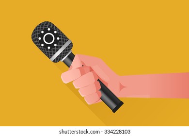 Microphone illustration