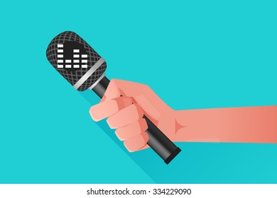 Microphone illustration