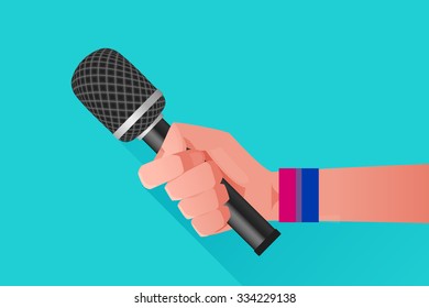 Microphone illustration